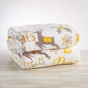 Manta de tiro de Navidad Manta decorativa de tiro de vacaciones Super Soft Fleece Sherpa Holiday - Product Image 3