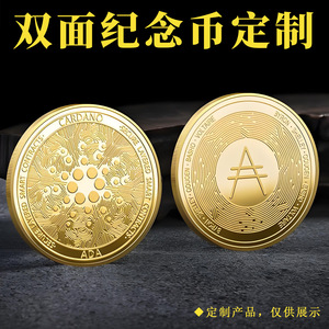 Moneda Conmemorativa Personalizada de Doble Cara, Medalla Coleccionable de Aleación Metálica para Exhibición - Product Image 1