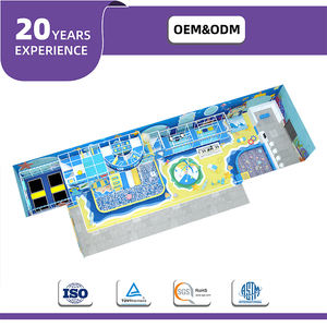 QiaoQiao 260 m² coin de jeu intérieur pour enfants petit équipement de terrain de jeu toboggan dans la structure de fosse à balles aire de jeu douce intérieure pour bébé - Product Image 3