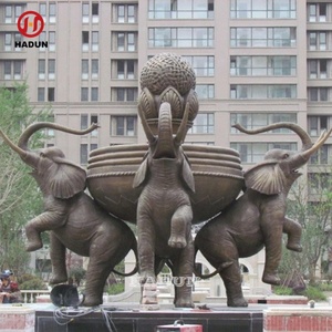 Ife-IFE Ize odern utdoor ndoor ecor ronze Elephant <span class=keywords><strong>fighting</strong></span> <span class=keywords><strong>Tiger</strong></span>, tatuajes - Product Image 5