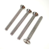 Vis à métaux en acier doux à tête cruciforme zinguée de qualité duplex 35mm 50mm de long