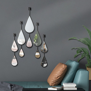 Specchio <span class=keywords><strong>da</strong></span> <span class=keywords><strong>Parete</strong></span> Moderno Rettangolare in Metallo Dorato, Ecologico, Creativo, Senza Installazione, Combinabile, Semplice <span class=keywords><strong>per</strong></span> <span class=keywords><strong>Soggiorno</strong></span> - Product Image 4