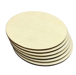 Disque <span class=keywords><strong>rond</strong></span> <span class=keywords><strong>en</strong></span> <span class=keywords><strong>bois</strong></span> inachevé, cercles découpés, pour bricolage - Product Image 5