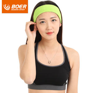Bandeau en coton respirant et absorbant la transpiration Boer, couleur unie, pour les sports de plein air et un usage décontracté - Product Image 5