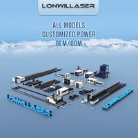 Machine de découpe laser à tube CNC numérique automatique à 5 axes haute puissance 3000W/6000W pour l'aluminium, l'acier inoxydable et les alliages