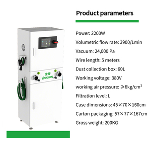 Rectifieuse à sec sans poussière haute puissance 2200W pour automobiles, <span class=keywords><strong>carrosserie</strong></span> à double <span class=keywords><strong>station</strong></span> de qualité industrielle et réparation de <span class=keywords><strong>peinture</strong></span> - Product Image 6