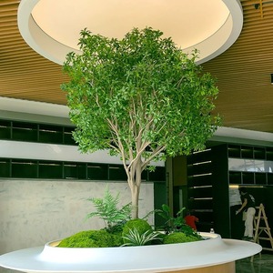 Grand arbre artificiel Andromède japonais, plante verte pour décoration intérieure et extérieure, idéal pour hôtels, mariages, centres commerciaux, aménagements paysagers et jardins zen. - Product Image 3