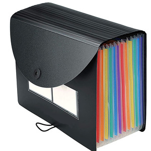 A4 12กระเป๋าแบบพกพาขยายแฟ้มโฟลเดอร์ <span class=keywords><strong>Organizer</strong></span> สีแท็บ - Product Image 1