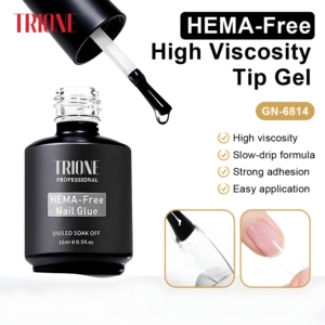 Гель-клей для ногтей TRIONE Hema TPO Free, 15 мл, УФ-отверждаемый, долговечный, сильный адгезив, для накладных ногтей и типсов, оптом - Product Image 1