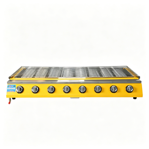 High Pressure 2800Pa Gas Oyster Grill Stainless Steel Commercial Barbecue Machine Fast Heating Seafood <b>BBQ</b> Grill For Catering Re - Product Image 1
