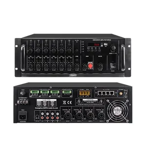 120w PA 6 zona Mixer Amplificador Integrado com BT/USB/FM/SD