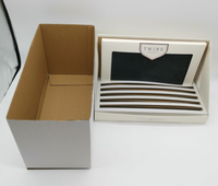 Fenêtre en papier moucheté de haute qualité, boîte à fromage en ardoise avec boîte de support