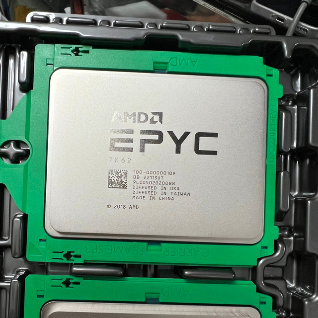 AMD Epyc 7K62 CPU Official Version Lock-free Warranty One Year the Unlocked Official Version Has High Cost Performance