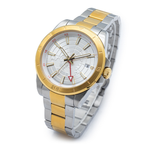 OEM ODM Bản Đồ Thế Giới Thiết Kế Cơ Khí Cổ Tay Mens Đồng Hồ Sáng Hai Múi Giờ Lịch Thép Không Gỉ Đồng Hồ Cơ Khí - Product Image 3