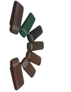 Estuche de Viaje de Cuero para Cigarrillos Estilo Americano para Hombre - Product Image 1