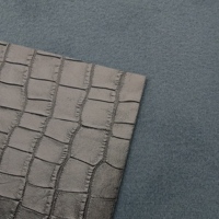 Tissu en cuir PU végétalien à motif crocodile pour sac à main classique en PVC pour femme – Matière première