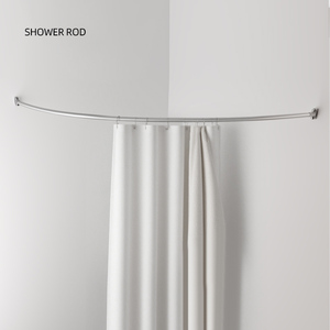 Accessoires <span class=keywords><strong>de</strong></span> <span class=keywords><strong>rideau</strong></span> <span class=keywords><strong>de</strong></span> salle <span class=keywords><strong>de</strong></span> bain en nickel brossé réglable en métal Tringle à <span class=keywords><strong>rideau</strong></span> <span class=keywords><strong>de</strong></span> <span class=keywords><strong>douche</strong></span> longue incurvée en forme d'arc - Product Image 1
