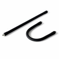 Tuyau métallique en silicone flexible sans rebondissement, accessoire universel en forme de col de cygne, tube flexible pour lampe de bureau LED