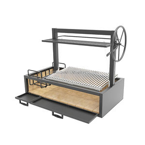 48 ''Al Aire Libre Negro América del Sur Gauchos Estilo Santa María Argentina Grill - Product Image 2