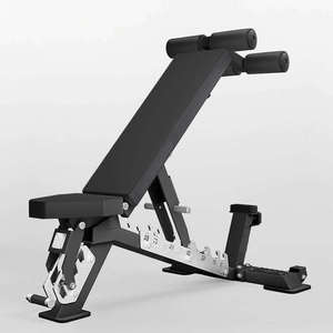 <span class=keywords><strong>Banc</strong></span> de musculation réglable avec accessoire pour soulevé de cuisse, <span class=keywords><strong>banc</strong></span> d'entraînement multifonction pliable, inclinable et déclinable pour le fitness - Product Image 5