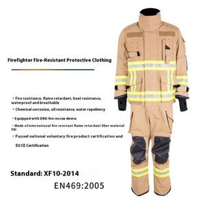 Combinaison de protection pour pompiers PBI personnalisable en direct d'usine, vêtements de pompier de haute qualité - Product Image 3