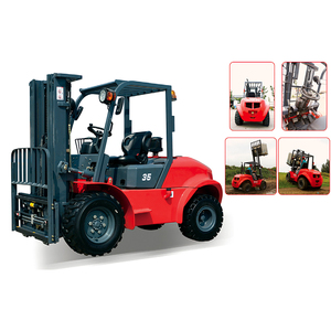 Chariot élévateur à fourche tout-<span class=keywords><strong>terrain</strong></span> 4x4 à quatre roues motrices Maximal 3 tonnes et 3,5 tonnes monté sur camion - Product Image 2