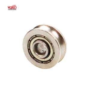 YCZCO IR623 Roue de guidage miniature à gorge en U moulée avec roulement à billes visible <span class=keywords><strong>pour</strong></span> rail linéaire de <span class=keywords><strong>porte</strong></span> étroite et <span class=keywords><strong>mini</strong></span>, <span class=keywords><strong>pour</strong></span> contrôle de piste linéaire - Product Image 1