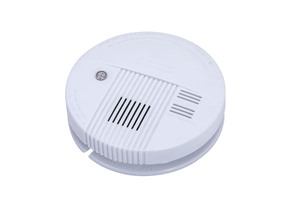 Detektor Asap Terhubung Baterai 9V, Detektor Asap Bulat Alarm Keamanan Rumah Sensor Alarm Asap - Deteksi Kebakaran yang Andal - Product Image 2