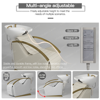 Madamcenter-Shampooing électrique portable pour spa, fauteuil de massage, lave-têtes de thérapie par l'eau, shampoing pour les cheveux