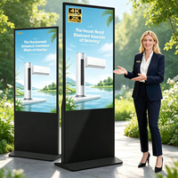 Article populaire : Affichage numérique sur pied, écran LCD vertical 49 pouces pour la promotion de la mode dans les centres commerciaux