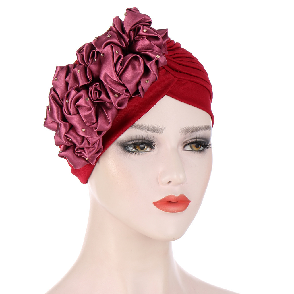 marihoja マリホジャ India Silk Turban Hat India Silk Turban Hat