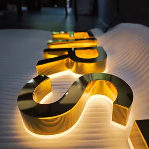 Dropshipping tùy chỉnh cửa hàng 3D chữ signage kim loại Backlit kinh doanh Hội Đồng Quản trị biểu tượng cửa hàng phía trước kênh <span class=keywords><strong>LED</strong></span> chiếu sáng dấu hiệu - Product Image 6