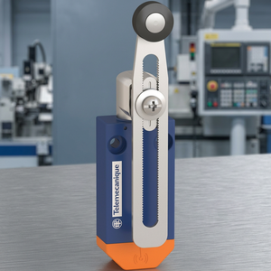 Interruptor de Límite Inalámbrico XCMW145 con Palanca de Rodillo de Plástico Ajustable, Serie Estándar XC, Francia - Product Image 2