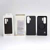 Coque magnétique en fibre de carbone Kevlar texturée pour Samsung Galaxy Ultra S26 S25 S24Ultra, compatible avec la charge sans fil, coque rigide en PC