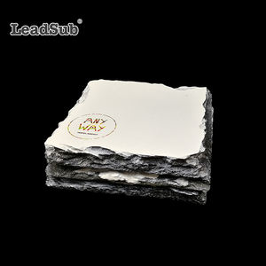 Leadsub, venta al por mayor, posavasos de pizarra promocional con impresión de sublimación de logotipo personalizado - Product Image 1