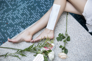 100cts tẩy lông Dải sáp làm rụng lông thu nhỏ gói hoặc hộp giấy, hoặc CE Desgin tùy chỉnh, ISO9001:2008 - Product Image 2