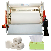 Petite machine de fabrication de papier toilette, prix, équipement de fabrication de papier toilette, machines d'usine