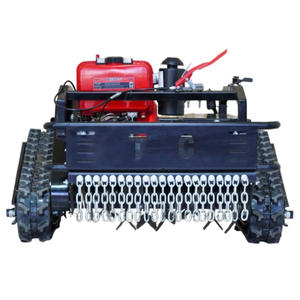 Désherbeuse agricole autopropulsée télécommandée diesel 4 temps avec bac de ramassage pour vergers, qualité industrielle - Product Image 5