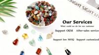 Coffret de 58 pièces de pierres de cristal naturelles pour sorcellerie, kit de bougies, éclats de quartz magiques pour cadeau
