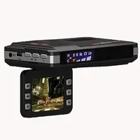 Kamera Dasbor Mobil Anti Polisi 2-In-1, Kamera Dasbor Kecepatan Polisi Detektor Radar Mobil RD + DVR Kotak Hitam 1080P Kamera Video untuk Mobil