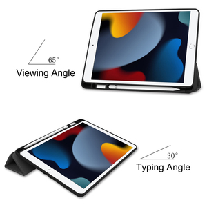 Nuova custodia per tablet di 9a e 8a generazione in pelle PU da 10,2 pollici, cover morbida in TPU con portapenna per <span class=keywords><strong>Apple</strong></span> <span class=keywords><strong>iPad</strong></span> 9 8 10.2 <span class=keywords><strong>2021</strong></span> - Product Image 3