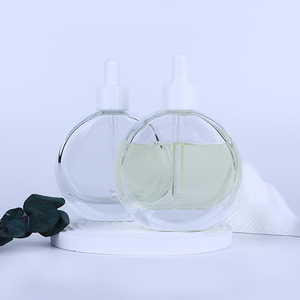 Botella de Vidrio Transparente de 50 ml con Cuello de Rosca y Gotero para Aceites Esenciales, Personalizada RTS - Product Image 5