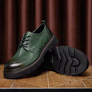 Chaussures de mariage à lacets de créateur, nouvelle collection 2025, en cuir véritable, personnalisables, de luxe, faites à la main, durables, pour affaires et occasions formelles ou décontractées - Product Image 2