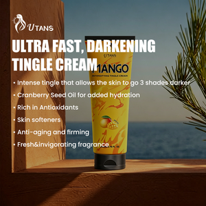 Crema Tingle para Cama Solar, Intensificador de Sensación, <span class=keywords><strong>Acelerador</strong></span> de <span class=keywords><strong>Bronceado</strong></span>, Sin Manchas ni Rayas, Crema Bronceadora Mango - Product Image 4