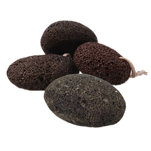 Pierres ponces volcaniques naturelles de haute qualité de haute qualité de forme ovale noire, dernière conception, prix d'usine, vente en gros - Product Image 6