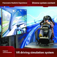 Simulateur de course VR complet avec capteurs de mouvement, simulation de voiture PC en intérieur avec expérience routière, équipement en métal et plastique