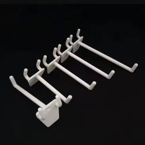 Супермаркет белые пластиковые крючки для магазина - Product Image 3