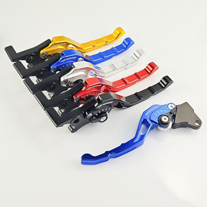 Qiangye Motorcycle Brake Lever CNC Aluminum Alloy 8mm Left Disc Right Drum Black Red Blue Silver Gold <b>Titanium</b> - Product Image 3