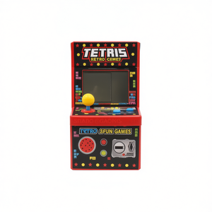 Juego de arcade retro Tetris, consola de juegos clásica mini de 16x9x9 cm para niños y adultos, juegos divertidos - Product Image 2