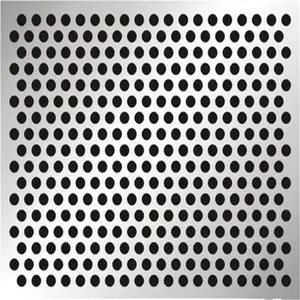 Punched Plates 10mm Diameter Perforated Stainless Steel Plate 316 Stainless Steel Punching Plate